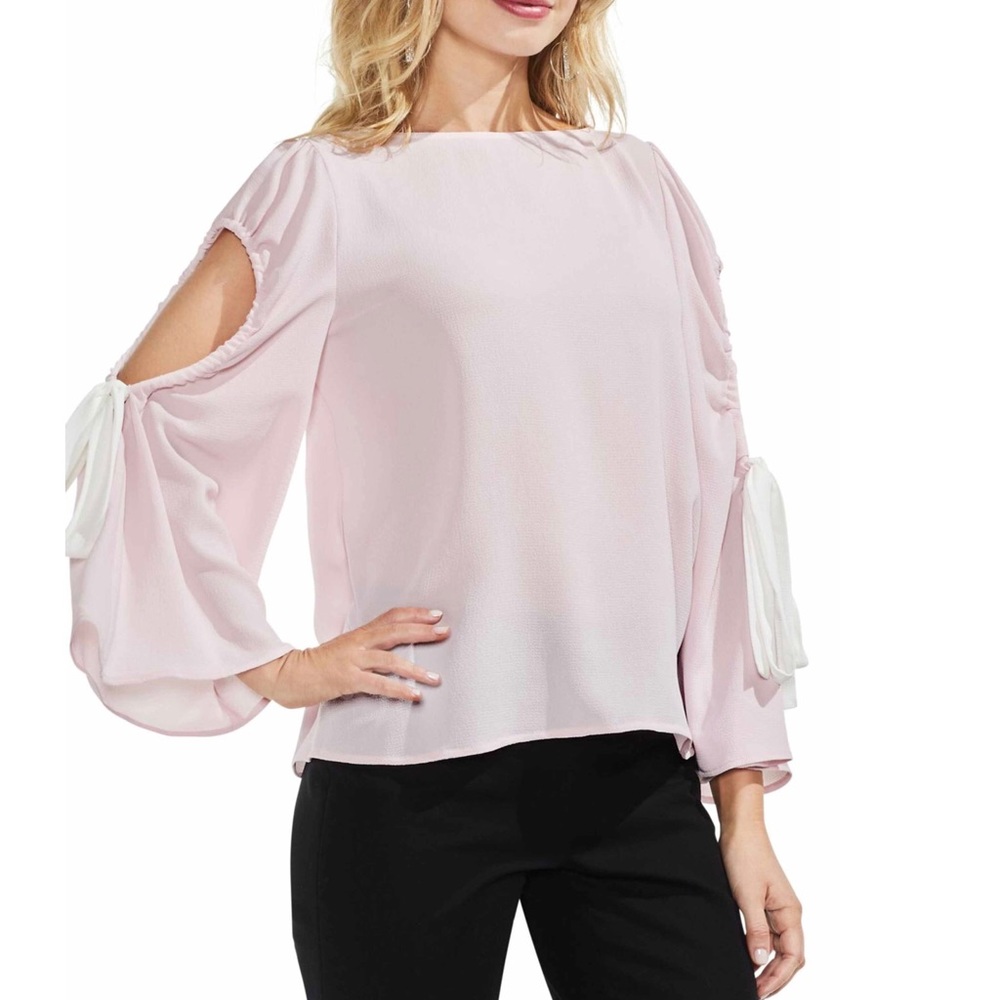 Vince Camuto cold shoulder top Pink Color Blouse